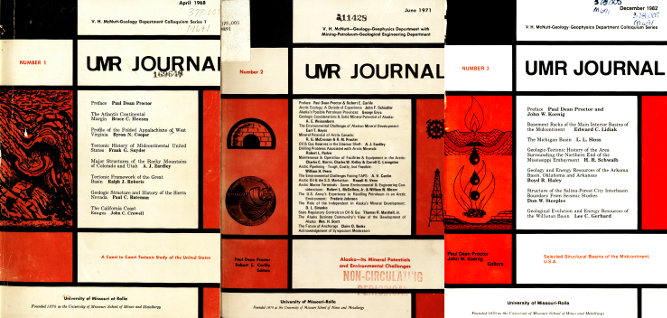 UMR Journal -- V. H. McNutt Colloquium Series