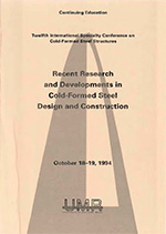 (1994) - 12th International Specialty Conference on Cold-Formed Steel Structures