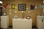 Fall 2018 Art in the Library Reception: Gallery wall 2