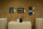 Art in the Library Exhibition Spring 2018, Gallery with cases