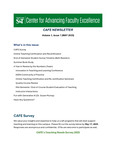 May 2025 CAFE Newsletter by Center for Advancing Faculty Excellence