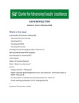 February 2026 CAFE Newsletter
