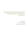 Gap Analysis on Faculty Development at Missouri University of Science and Technology by Center for Advancing Faculty Excellence