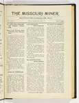 The Missouri Miner, October 31, 1919