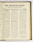 The Missouri Miner, November 14, 1921