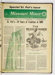 The Missouri Miner, March 15, 1972 -- Special St. Pat's Issue