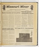 The Missouri Miner, January 23, 1991