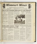 The Missouri Miner, January 22, 1992