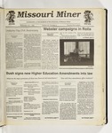The Missouri Miner, September 23, 1992