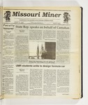 The Missouri Miner, October 21, 1992