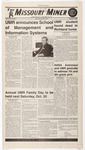 The Missouri Miner, October 11, 2001