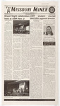 The Missouri Miner, November 8, 2001