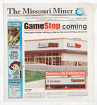 The Missouri Miner, September 25, 2008